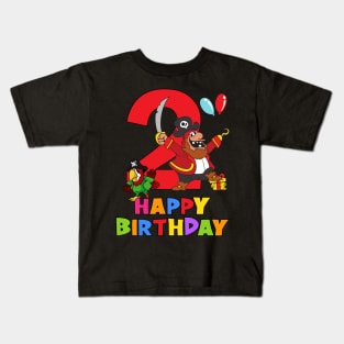 2nd Birthday Party 2 Year Old 2 Years Kids T-Shirt